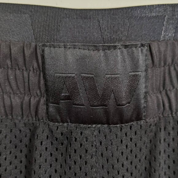 Alexander Wang x H&M Black Mesh Logo Shorts, Size 6 - Picture 6 of 11